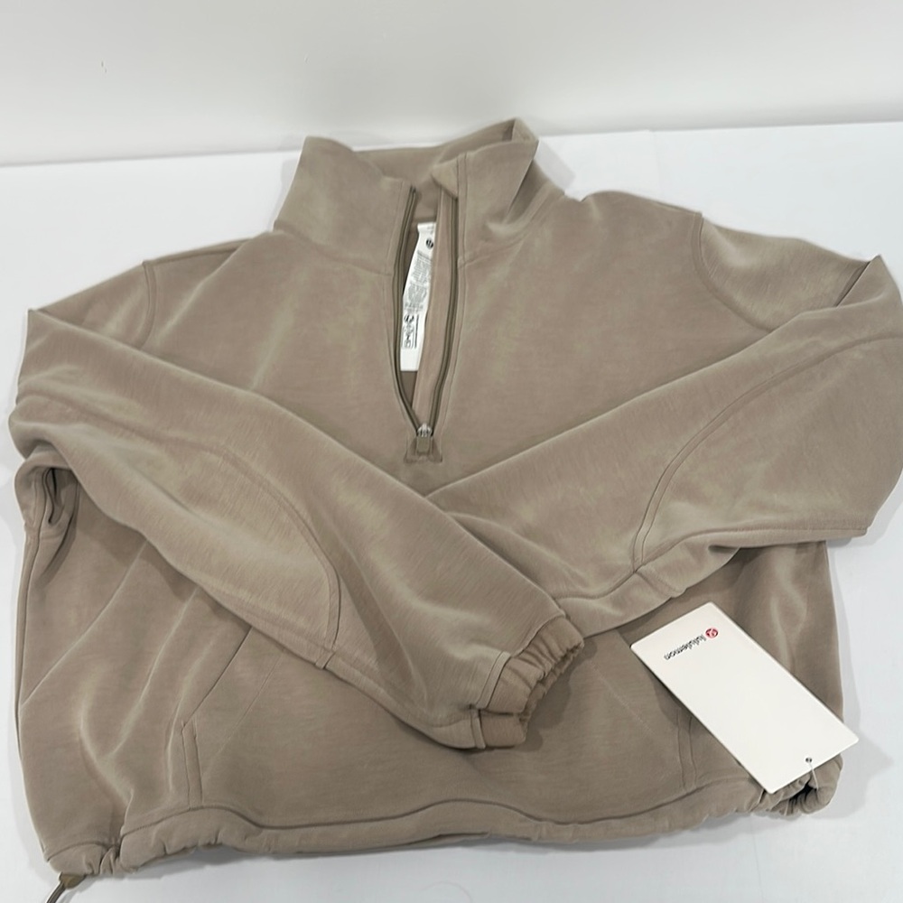 NWT Lululemon Brushed Softstreme Half-Zip